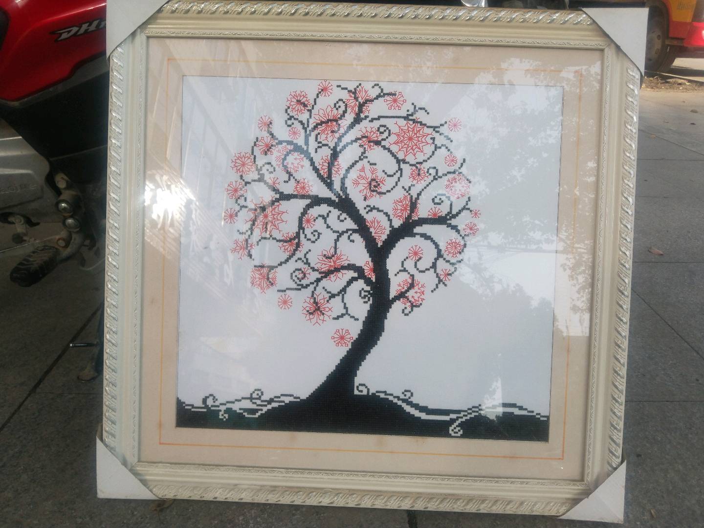 【二手出售】装饰画一幅，已裱好。