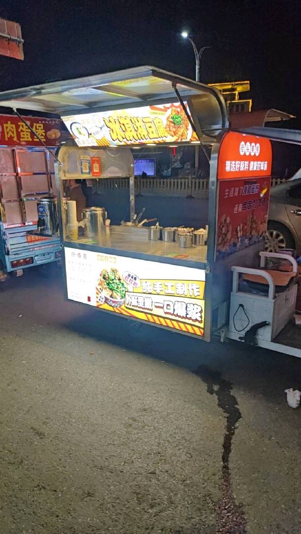 三轮小吃餐车9层新， 图片