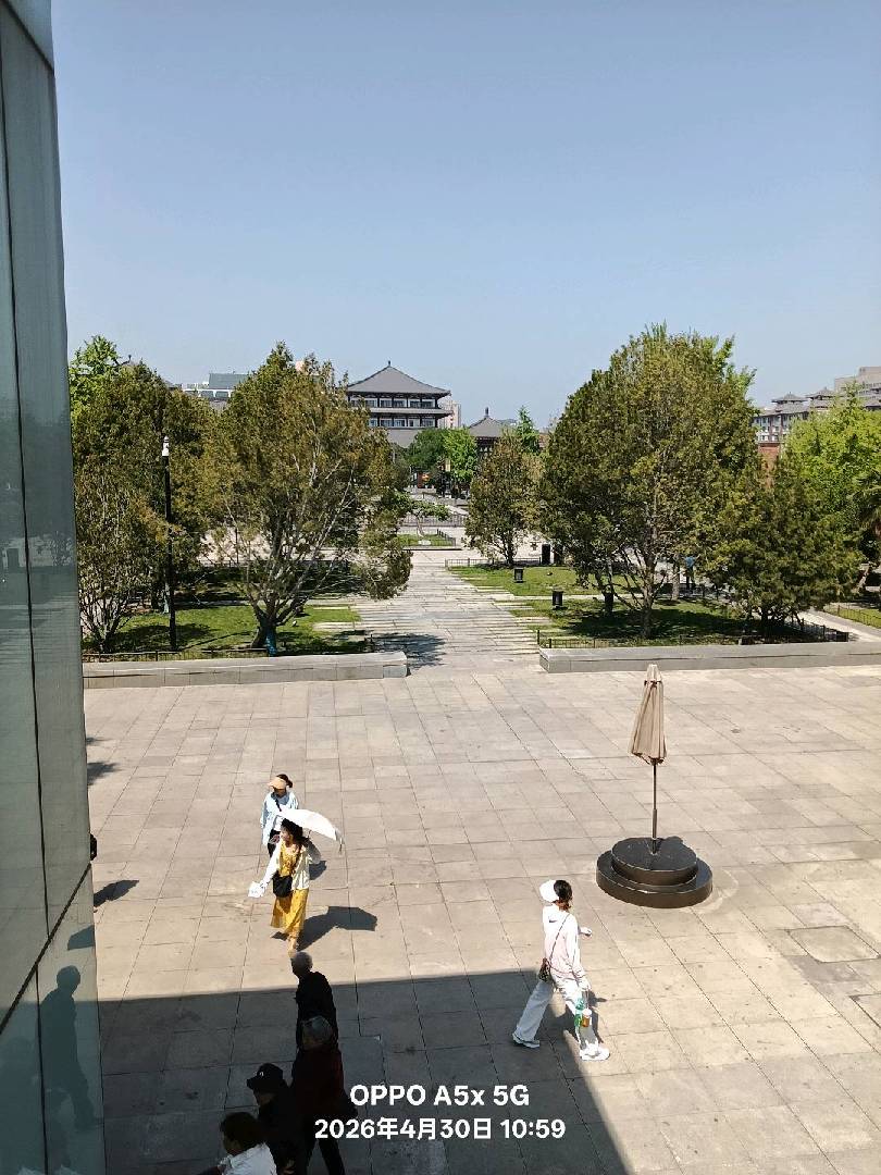 西安古城不夜城部分景点。 图片