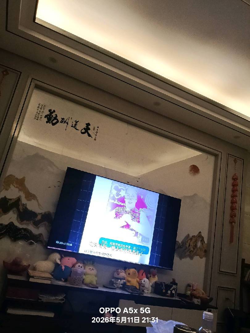 继续陪小朋友看电视剧。 图片