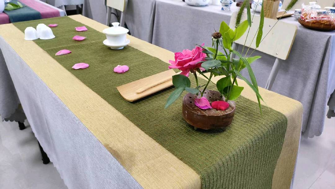 免费学习茶艺师,插花 图片
