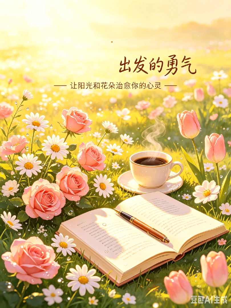 让花朵与书香带走夏日高温多雨的烦躁。 图片