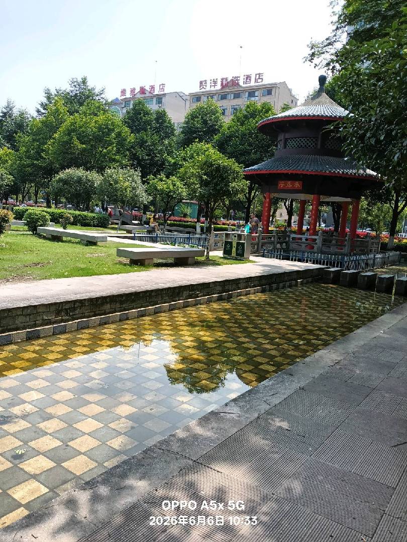 县政府广场每到双休便都是老年人！ 图片